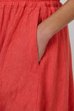 O&J Naturals GA639 Linen Skirt Sunset Strip