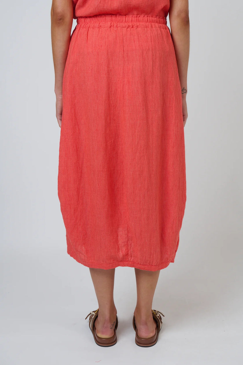 O&J Naturals GA639 Linen Skirt Sunset Strip