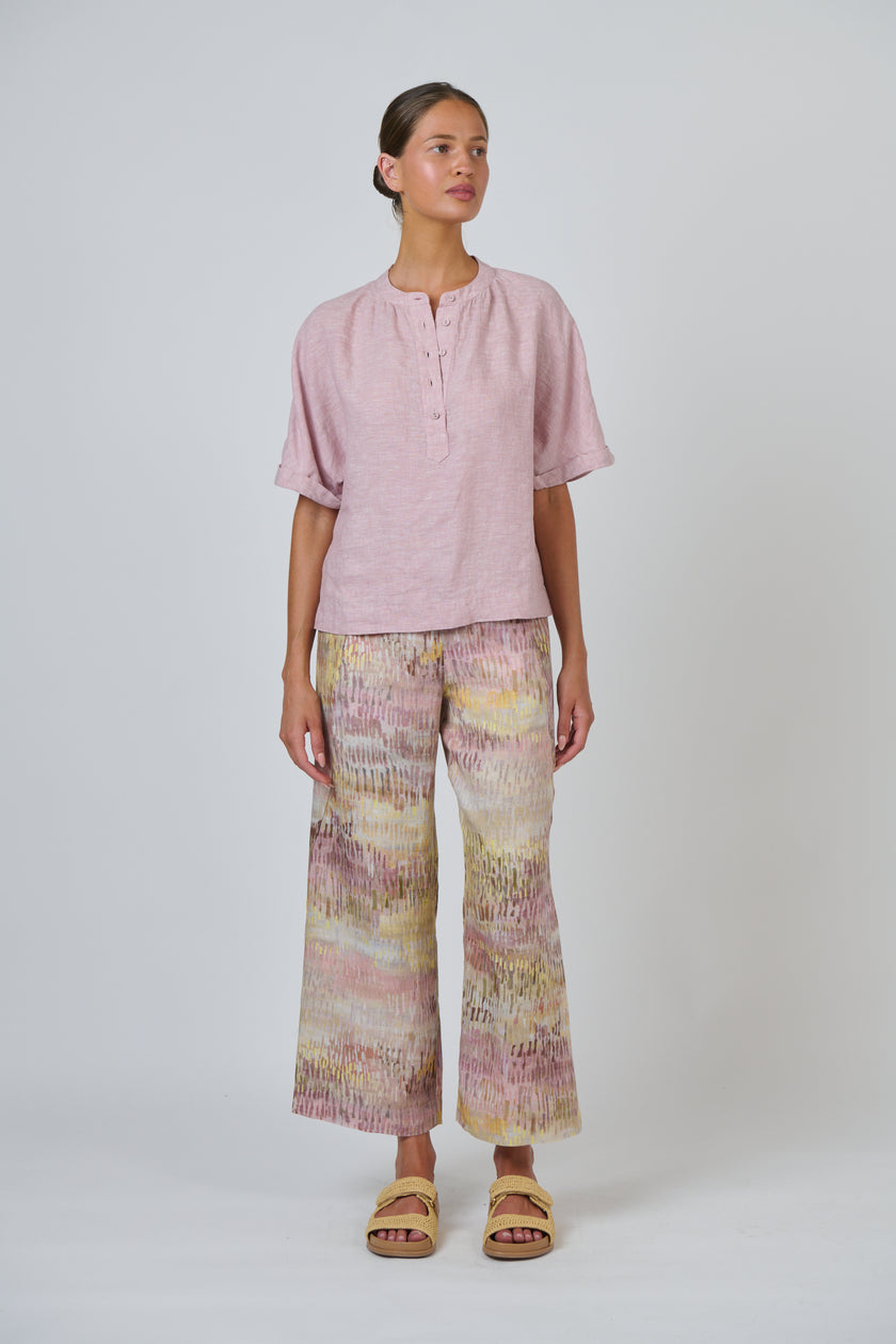 O&J Naturals GA398 Linen Pants Jardin