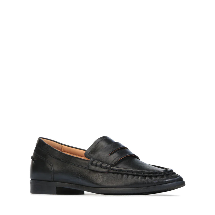 EOS Gana Loafers Black Leather
