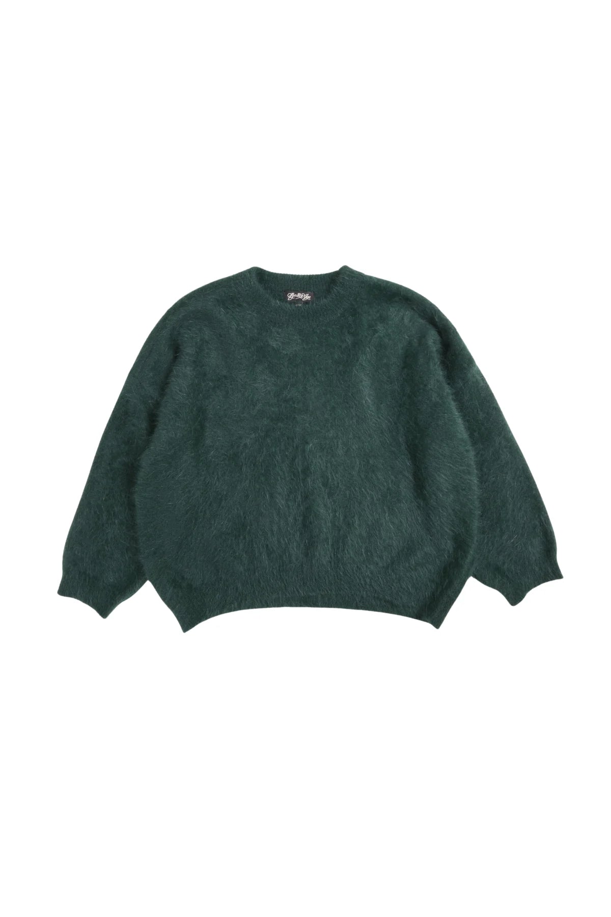 Olga De Polga Geneva Knit Sweater Dark Green Premium Angora