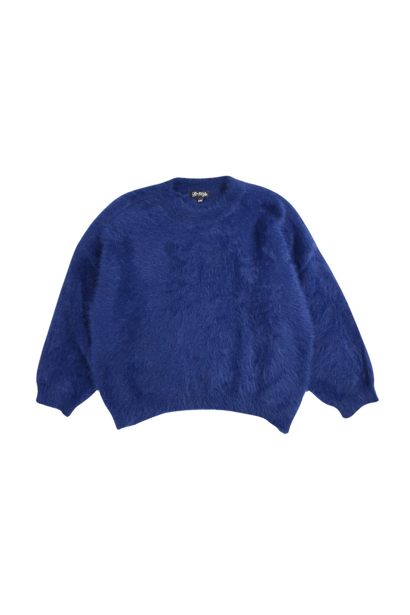 Olga De Polga Geneva Knit Sweater Indigo Premium Angora