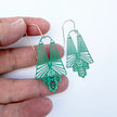 DENZ Goddess Earrings Emerald