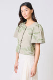 Traffic People Grace & Maude Daisy Top Green