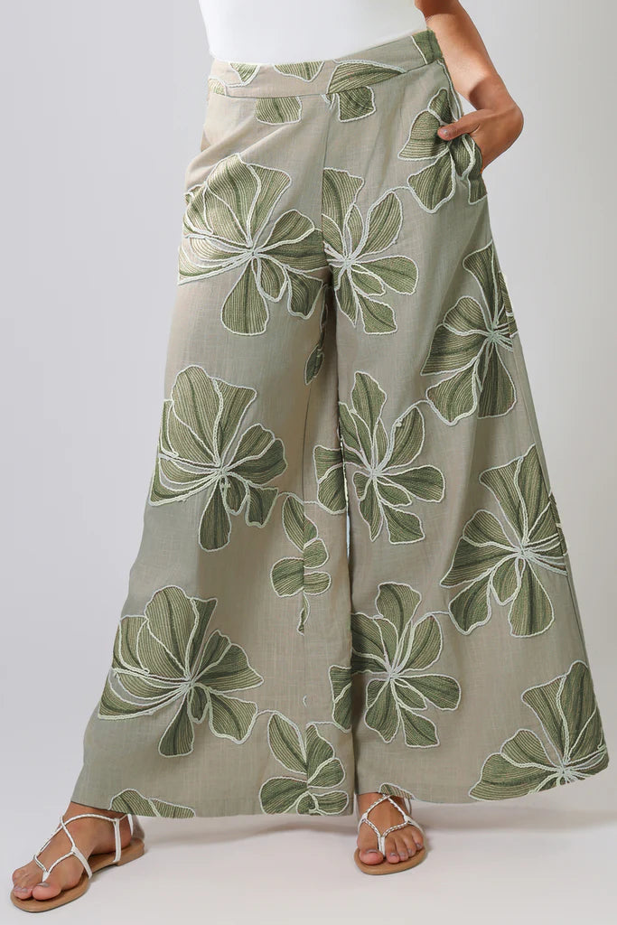Traffic People Grace & Maude Rene Trousers Green