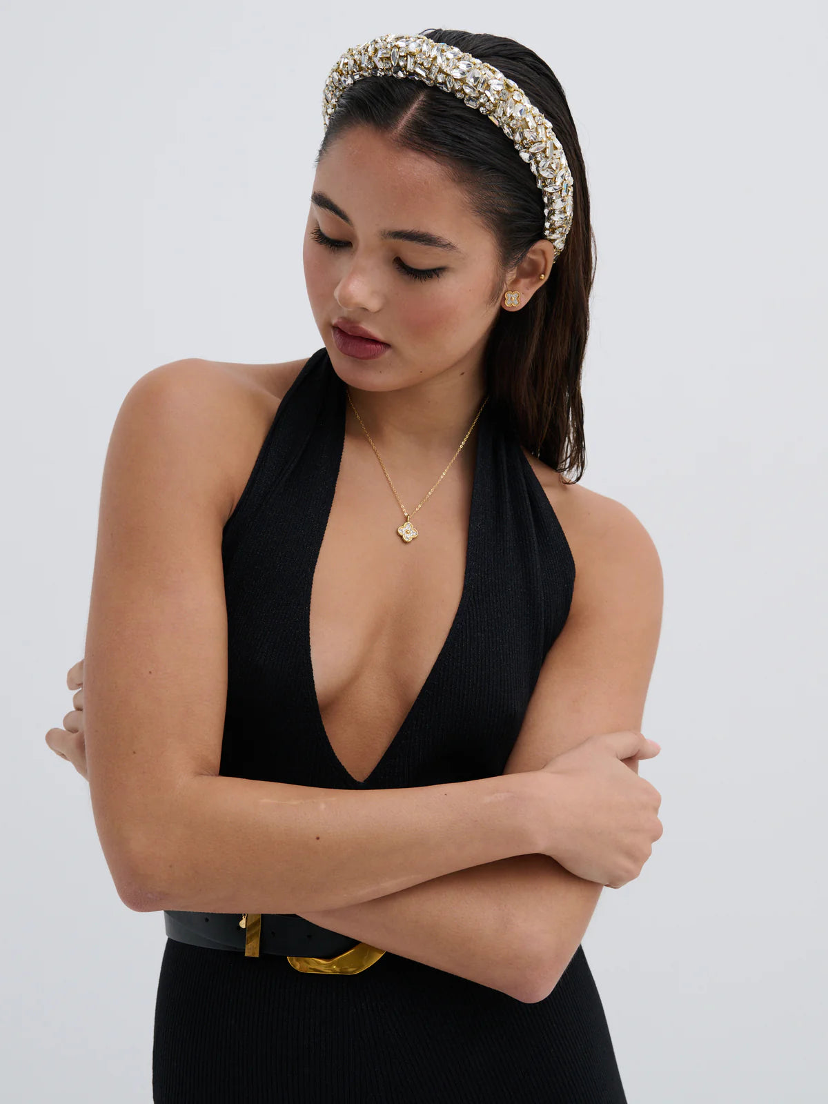 Angels Whisper Jennifer Cubic Statement Headband