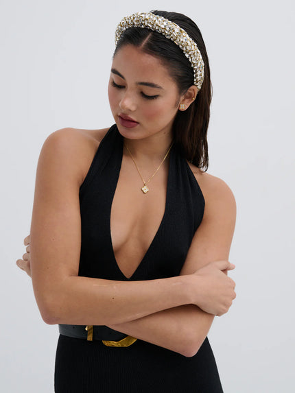 Angels Whisper Jennifer Cubic Statement Headband