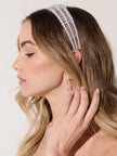 Angels Whisper Harper Triple Pearl Headband Gold