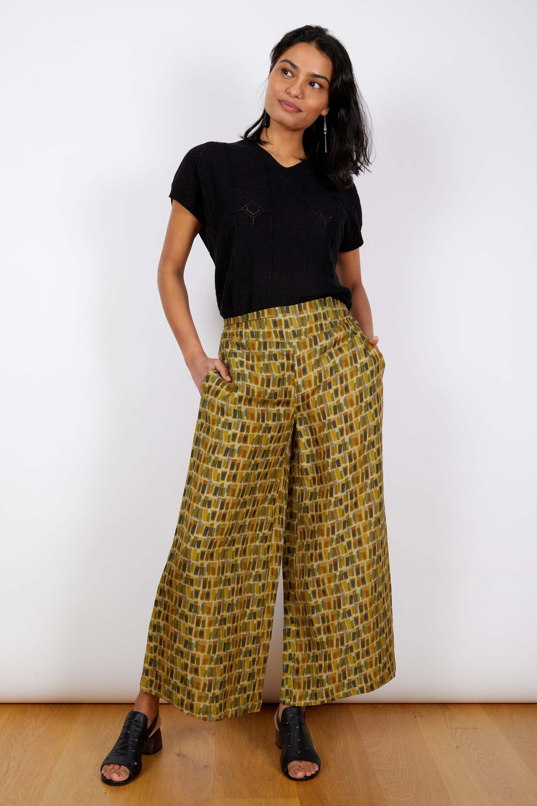 JJ Sisters HH30 Geo Pant Mustard