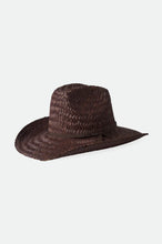 Load image into Gallery viewer, Brixton Houston Straw Cowboy Hat Toffee
