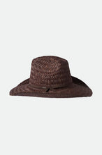 Load image into Gallery viewer, Brixton Houston Straw Cowboy Hat Toffee
