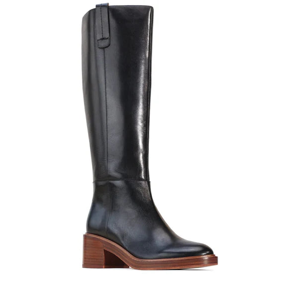 EOS Harriet Long Boot Black Leather
