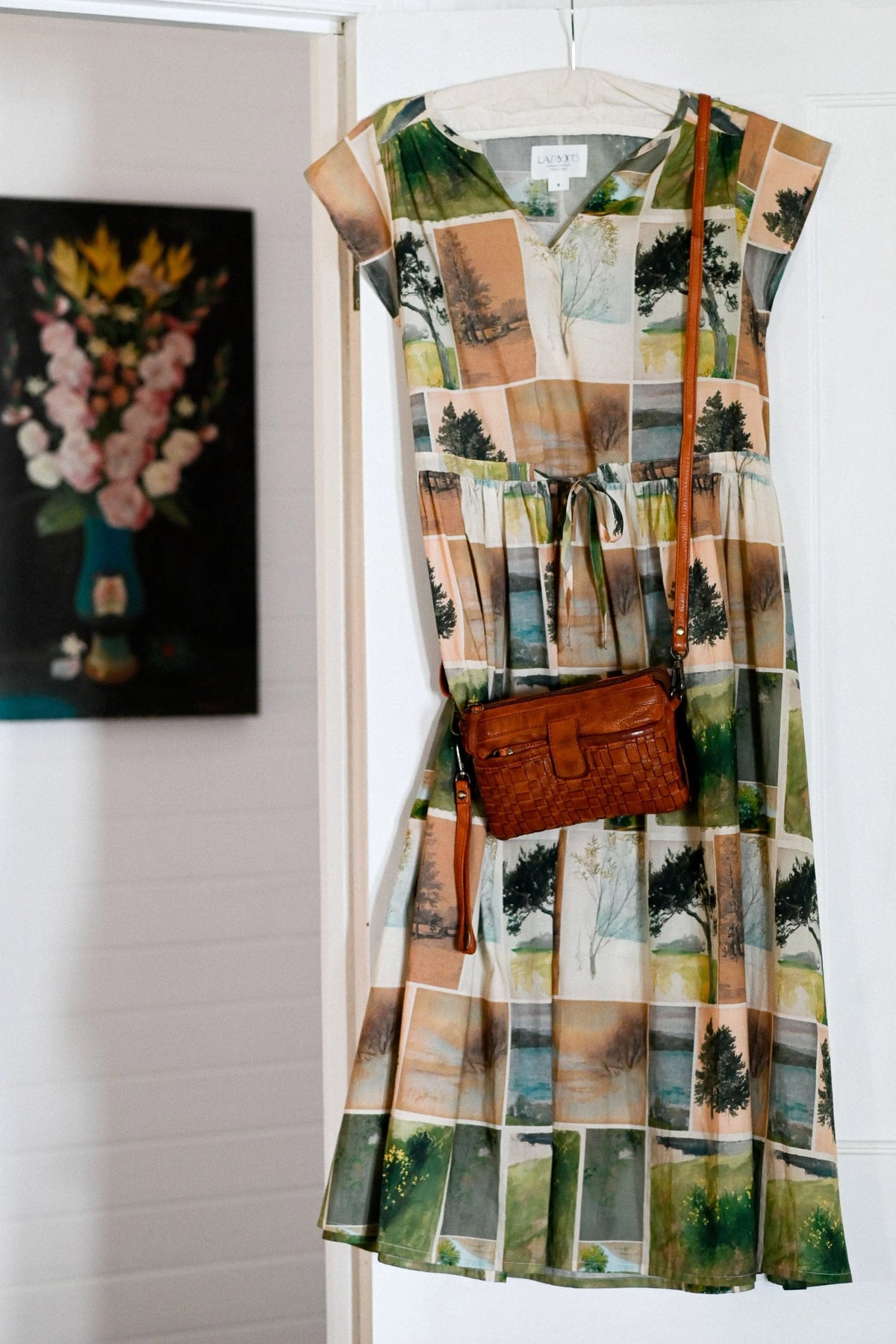 Lazybones Heidi Dress Nature Studies Print