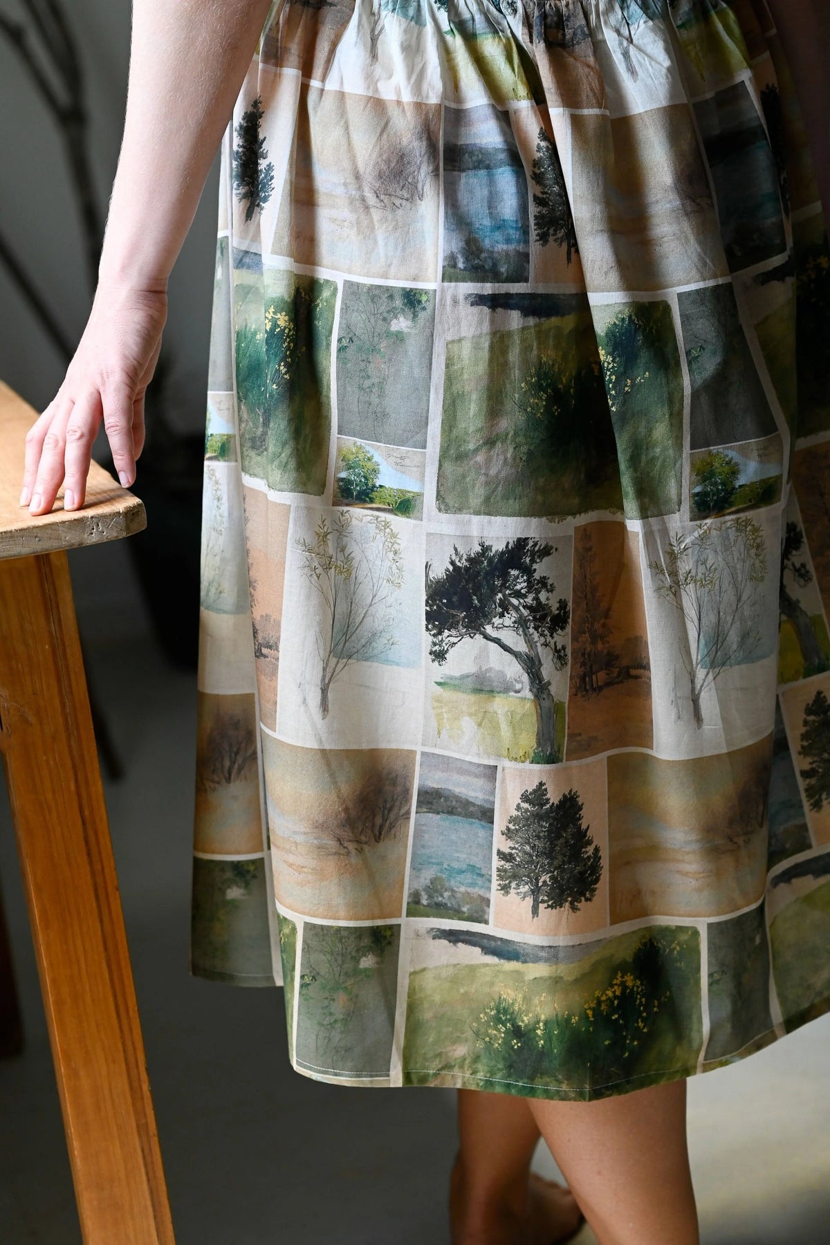 Lazybones Heidi Dress Nature Studies Print