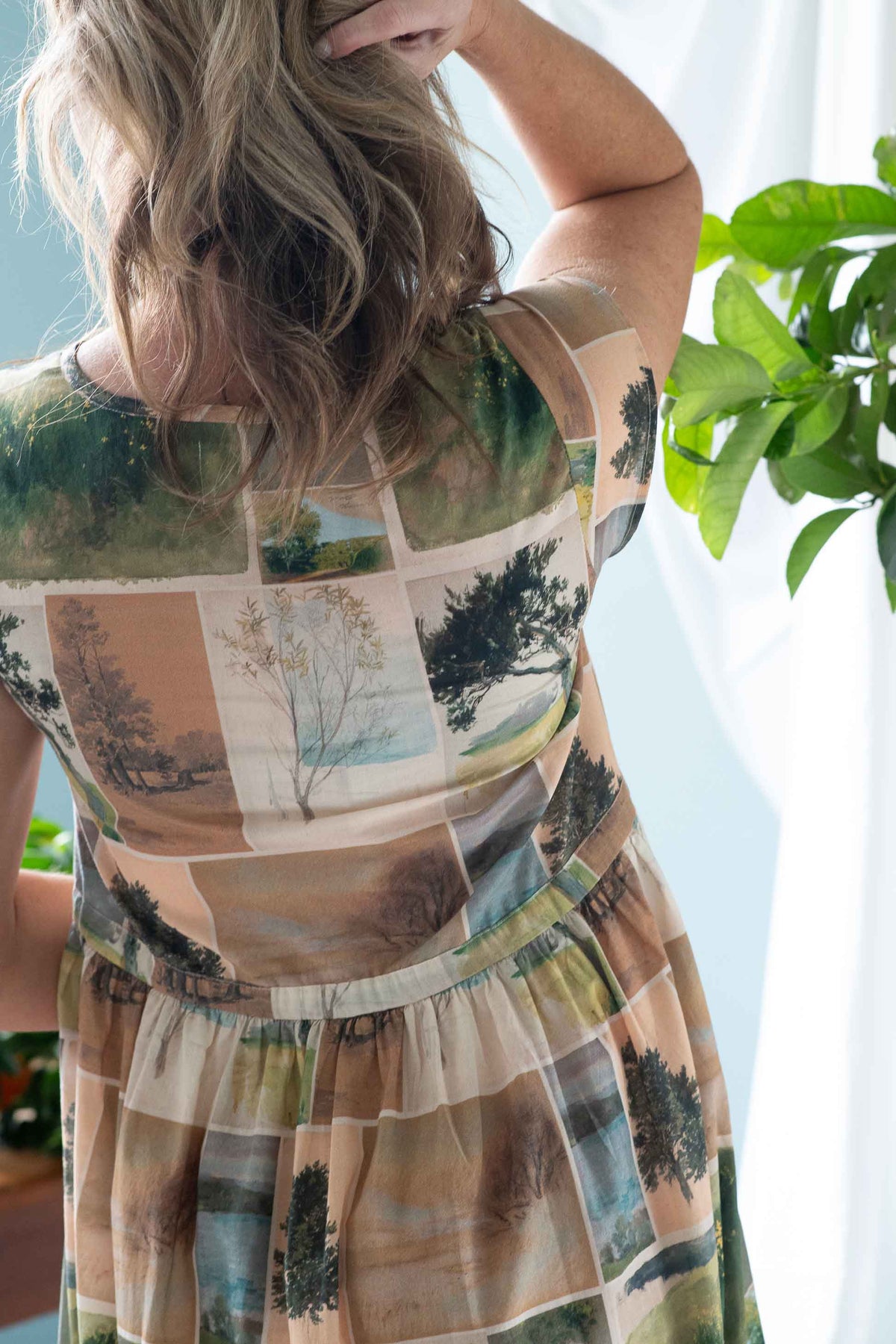 Lazybones Heidi Dress Nature Studies Print