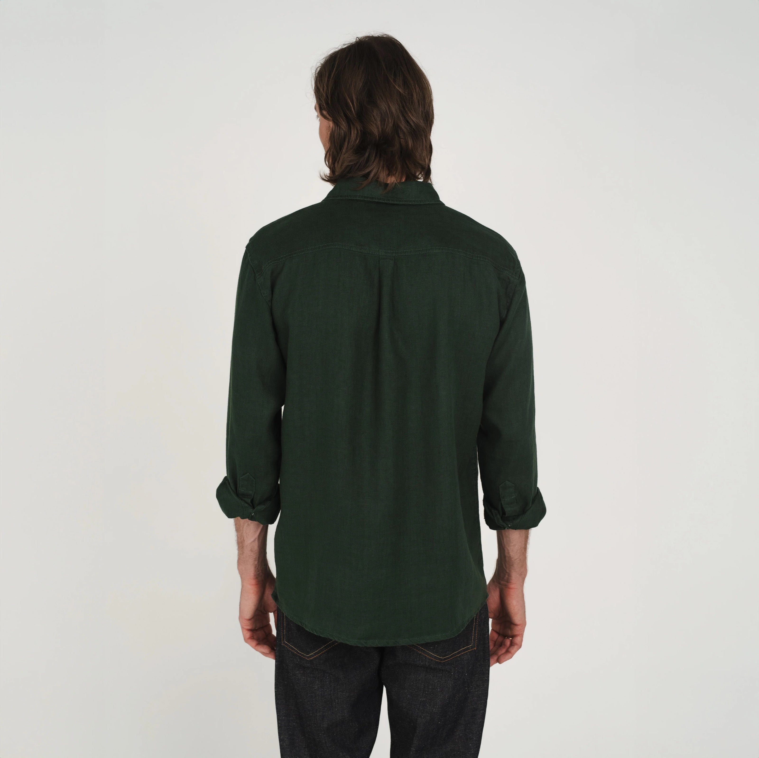 Hemp Clothing Australia Heritage Shirt Army Green