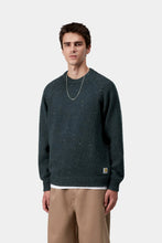 Load image into Gallery viewer, Carhartt WIP Anglistic Sweater Speckled Deep Lagoon
