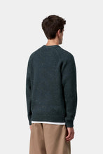 Load image into Gallery viewer, Carhartt WIP Anglistic Sweater Speckled Deep Lagoon
