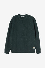 Load image into Gallery viewer, Carhartt WIP Anglistic Sweater Speckled Deep Lagoon
