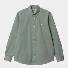 Load image into Gallery viewer, Carhartt WIP L/S Madison Shirt Yucca/White
