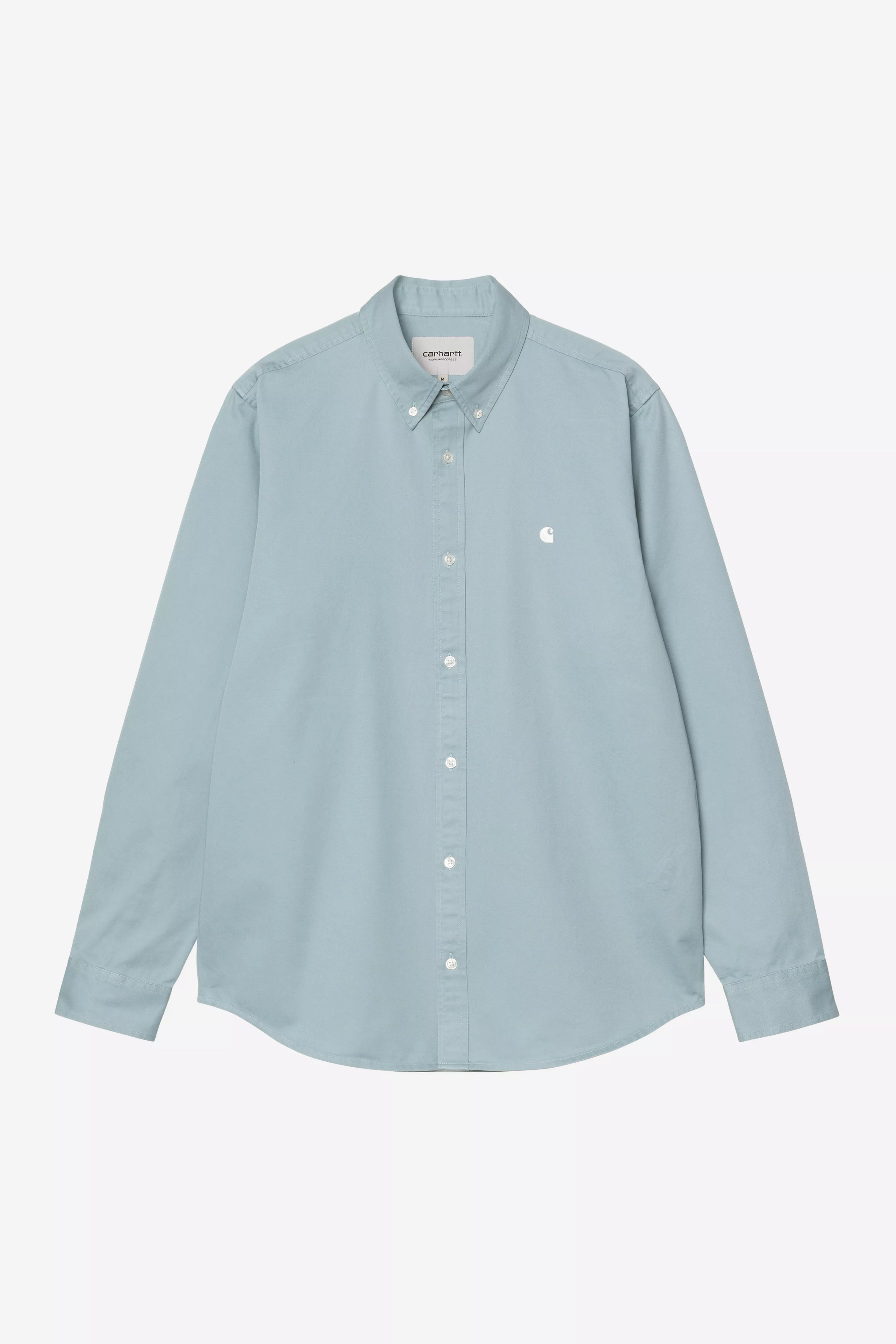 Carhartt WIP L/S Madison Shirt Tourmaline / White
