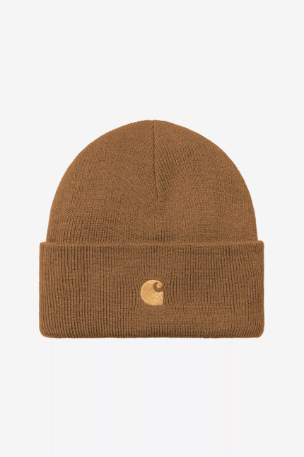 Carhartt WIP Chase Beanie Hamilton Brown / Gold