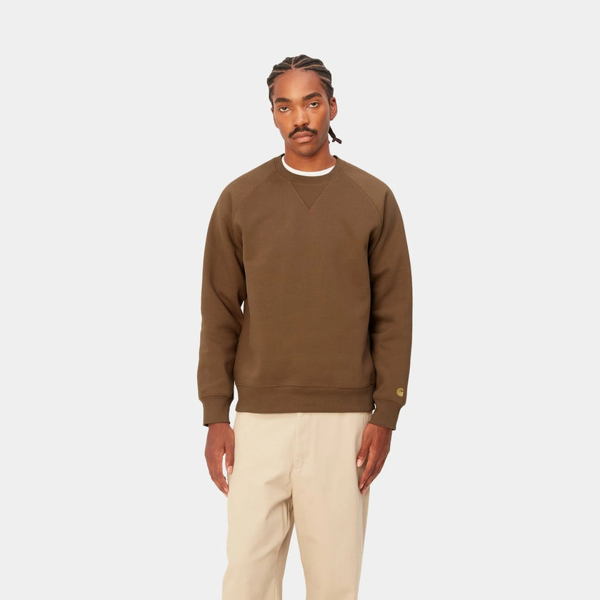 Carhartt WIP Chase Sweat Tamarind/Gold