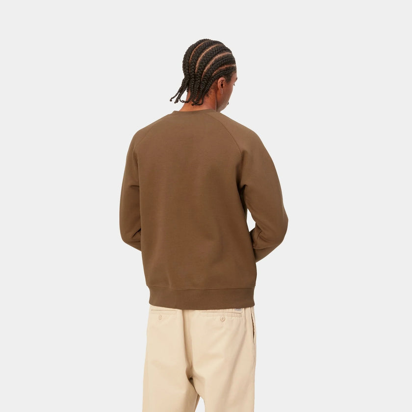 Carhartt WIP Chase Sweat Tamarind/Gold