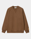 Carhartt WIP Chase Sweat Tamarind/Gold