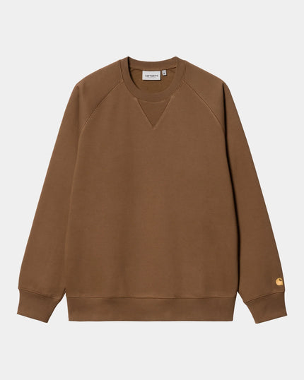 Carhartt WIP Chase Sweat Tamarind/Gold