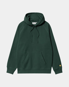 Carhartt WIP Hooded Chase Sweat Discovery Green/Gold