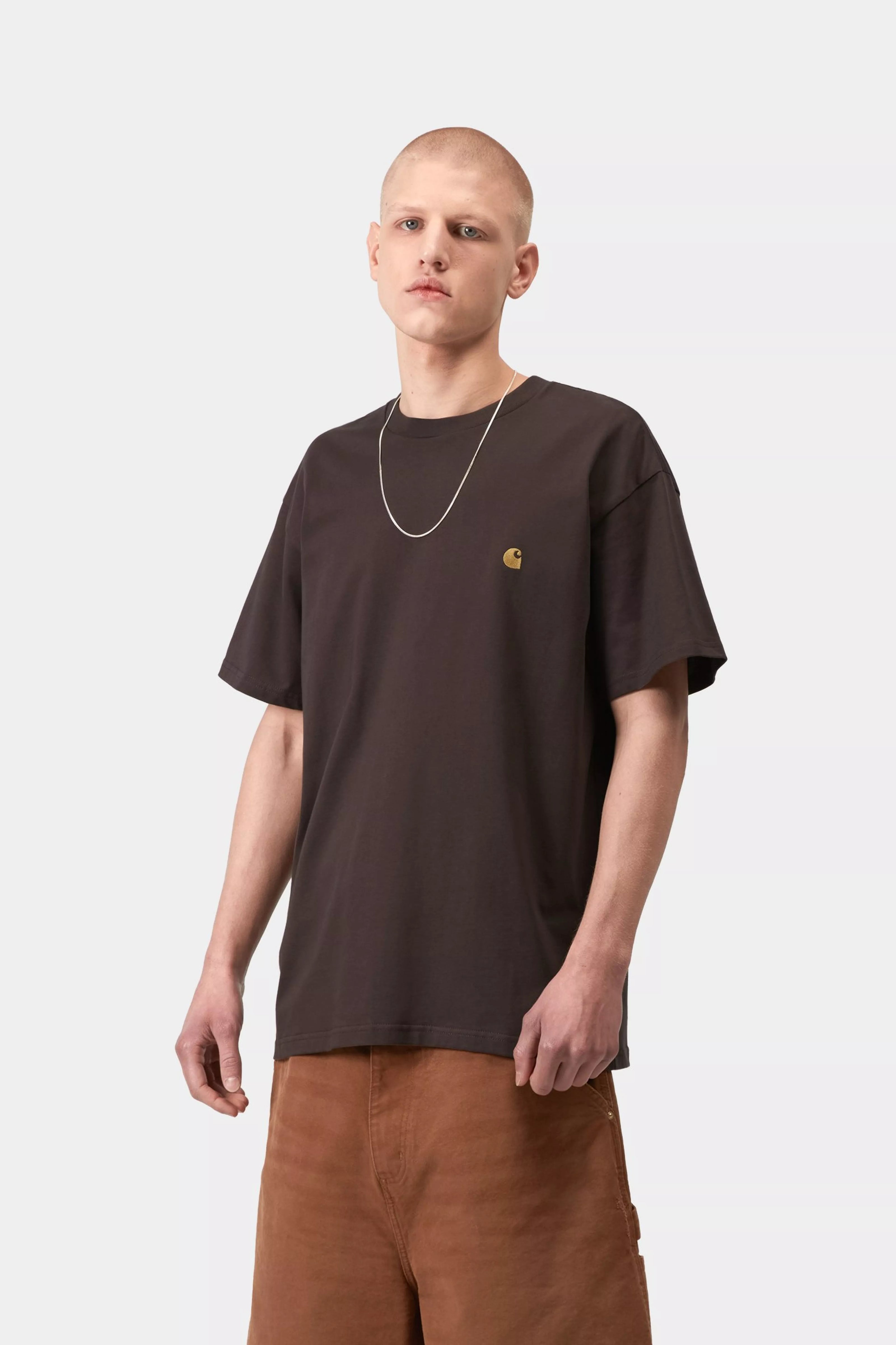 Carhartt WIP S/S Chase T-Shirt Shale / Gold