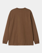 Load image into Gallery viewer, Carhartt WIP L/S Chase T-Shirt Tamarind/Gold
