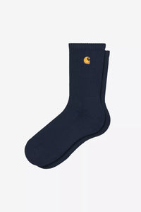 Carhartt WIP Chase Socks Dark Navy / Gold