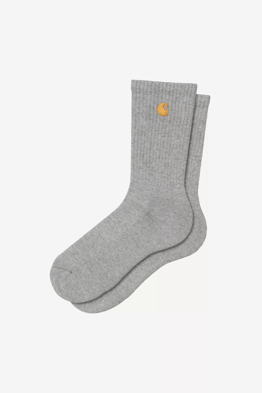 Carhartt WIP Chase Socks Grey Heather / Gold