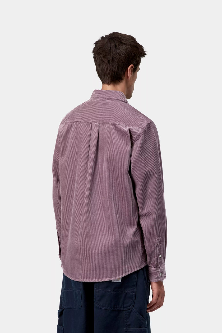 Carhartt WIP L/S Madison Cord Shirt Phlox