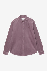 Carhartt WIP L/S Madison Cord Shirt Phlox
