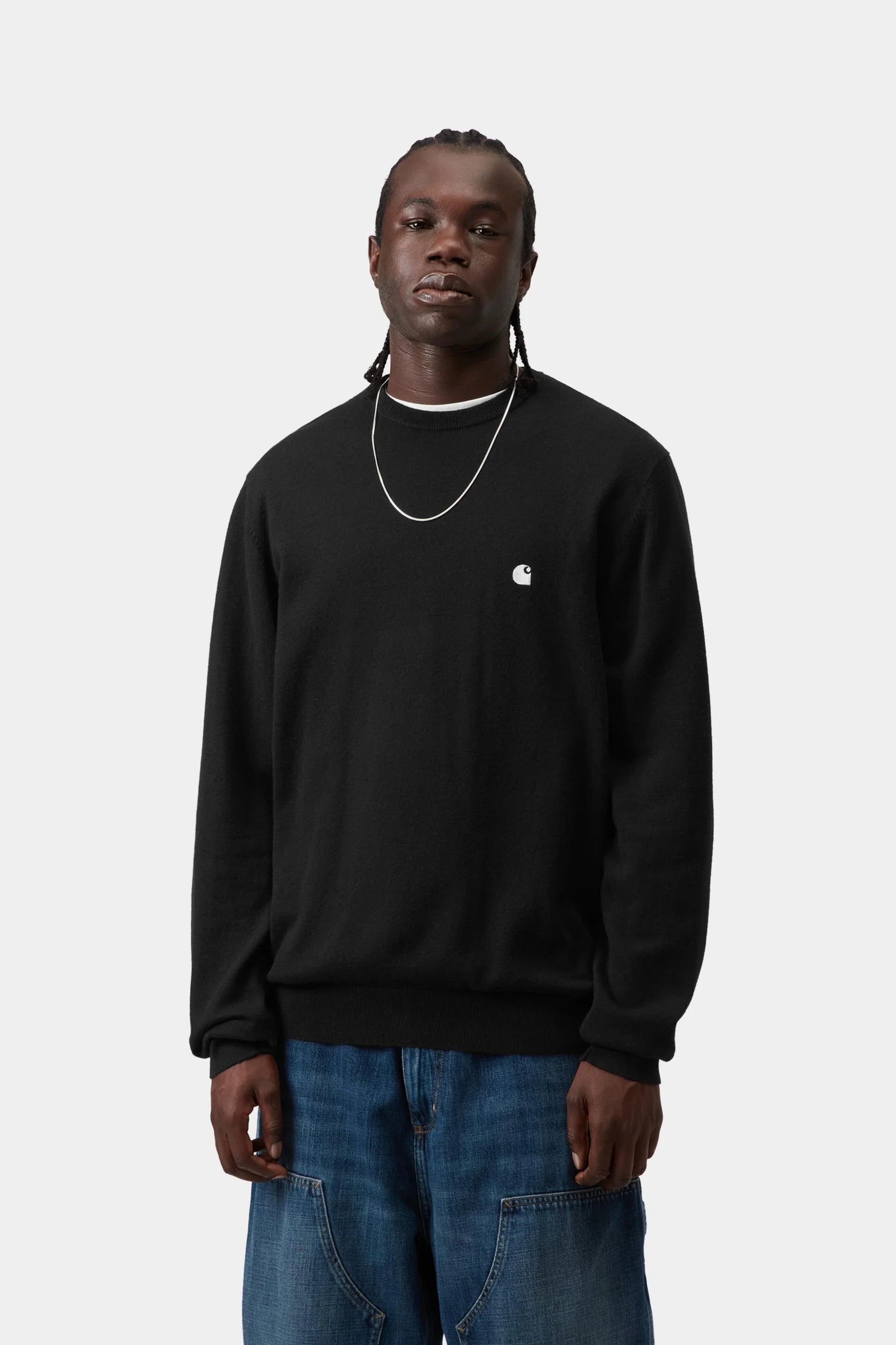 Carhartt WIP Madison Sweater Black / White