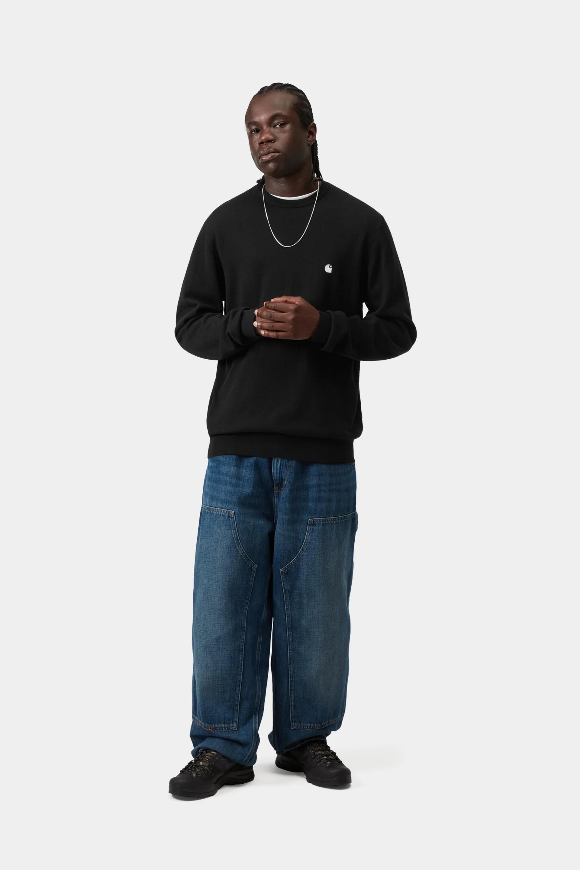 Carhartt WIP Madison Sweater Black / White
