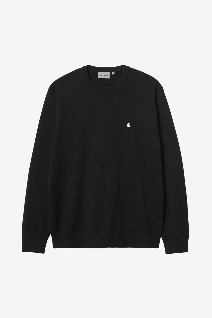 Carhartt WIP Madison Sweater Black / White
