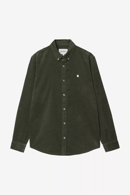 Carhartt WIP L/S Madison Fine Cord Shirt Opuntia / Wax
