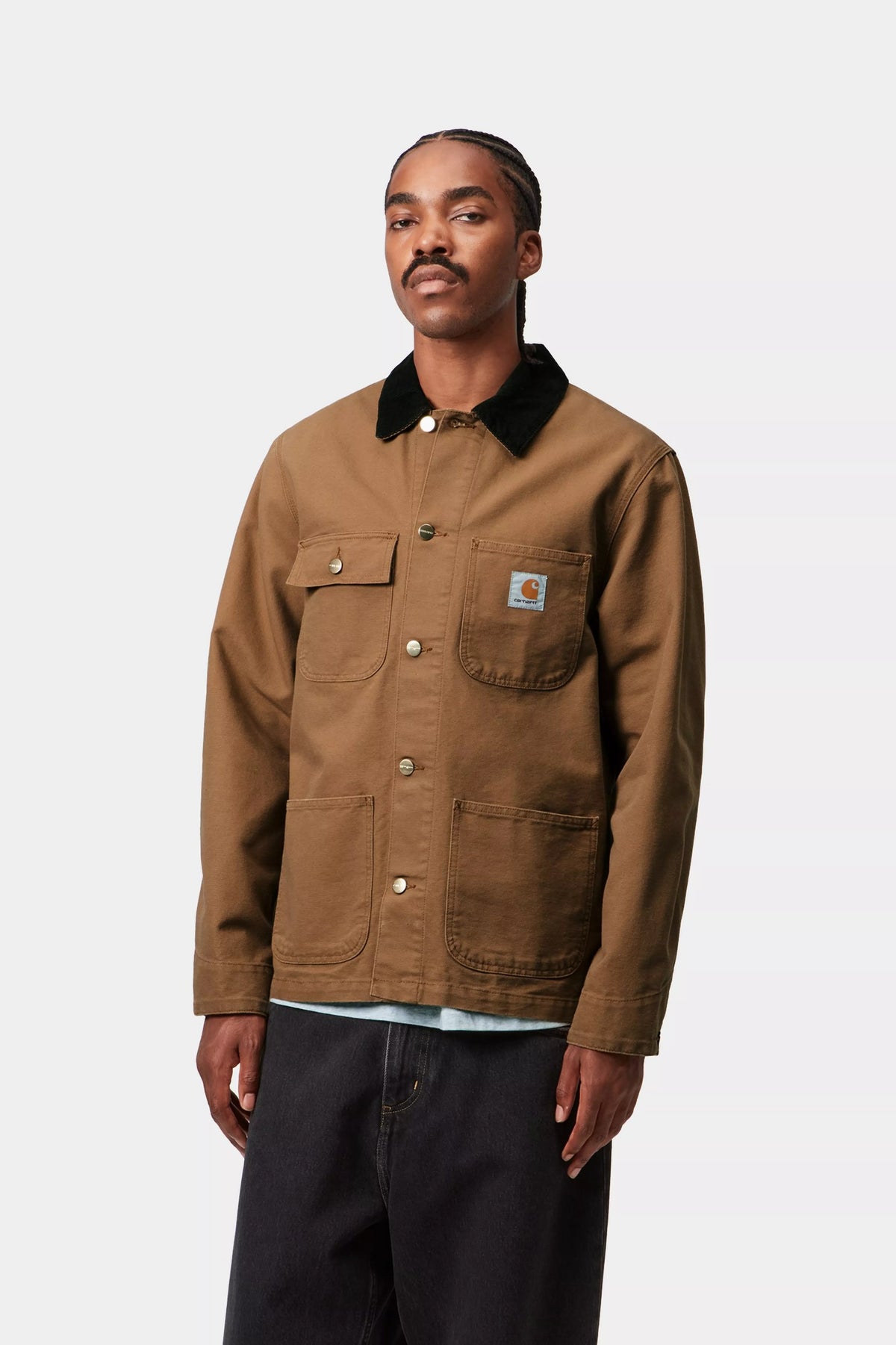 Carhartt WIP Michigan Coat Hamilton Brown / Tobacco rinsed