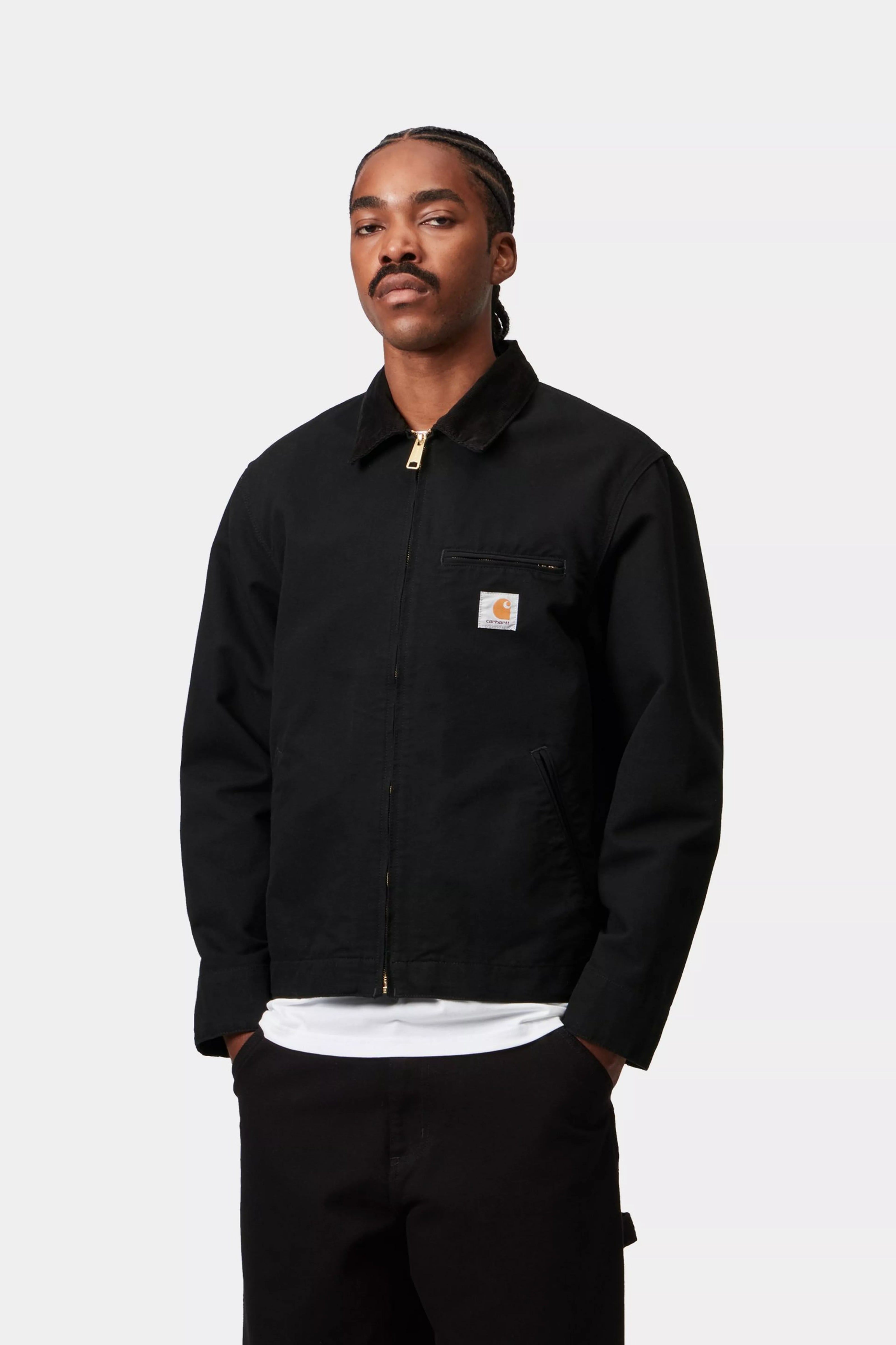 Carhartt WIP Detroit Jacket Black / Black rinsed