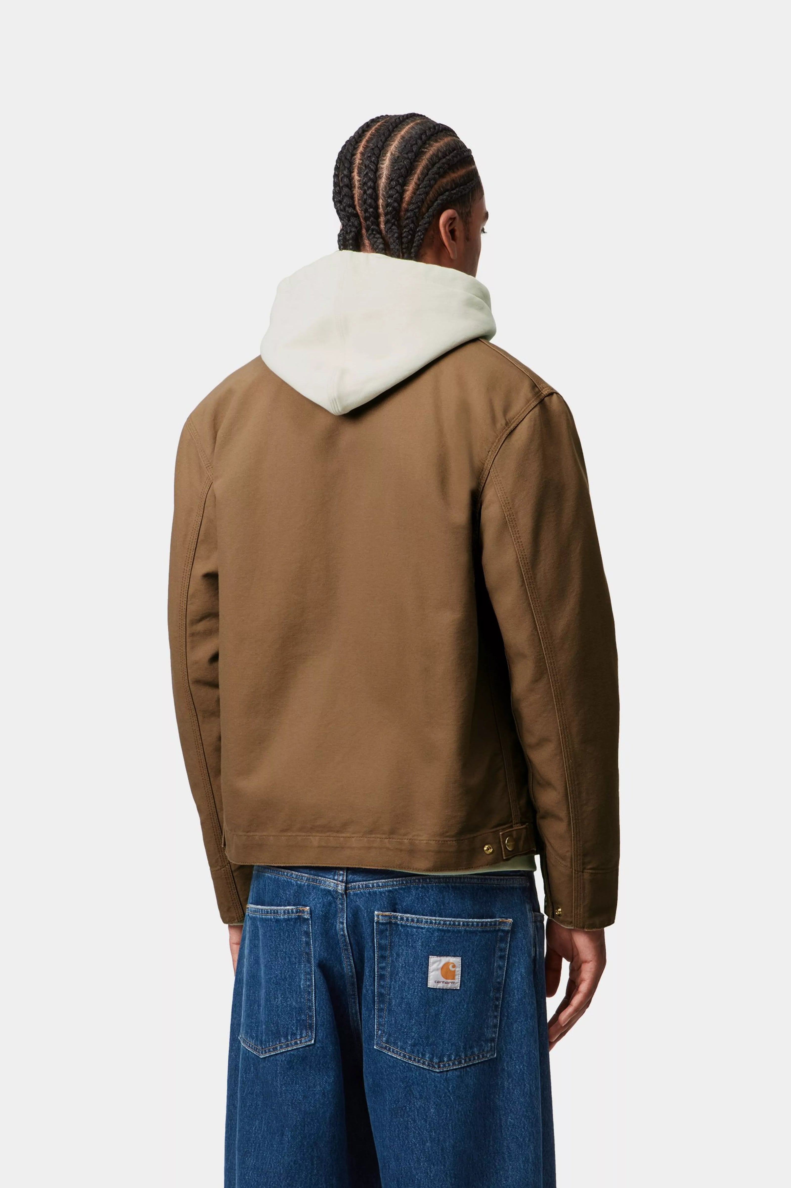 Carhartt WIP Detroit Jacket Hamilton Brown / Tobacco rinsed