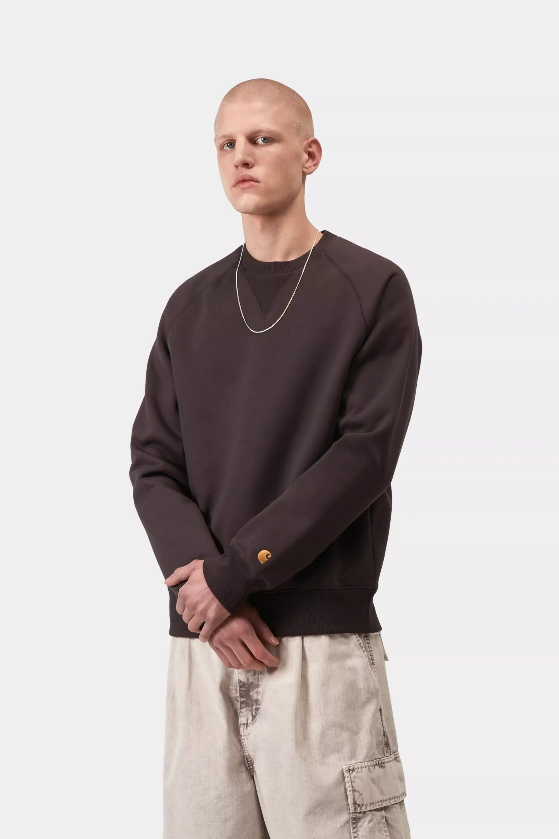 Carhartt WIP Chase Sweat Shale/Gold