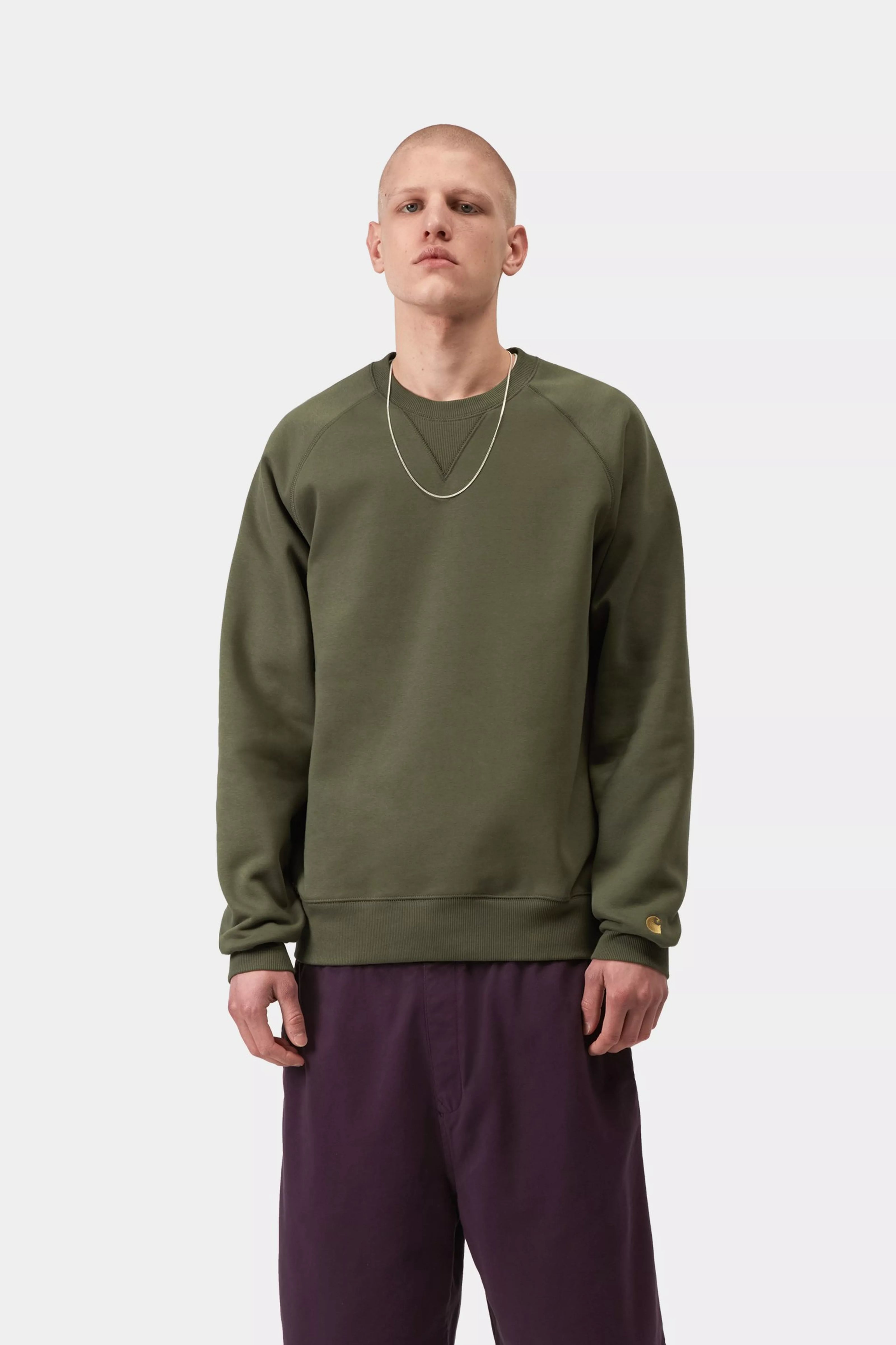 Carhartt WIP Chase Sweat Leaf / Gold