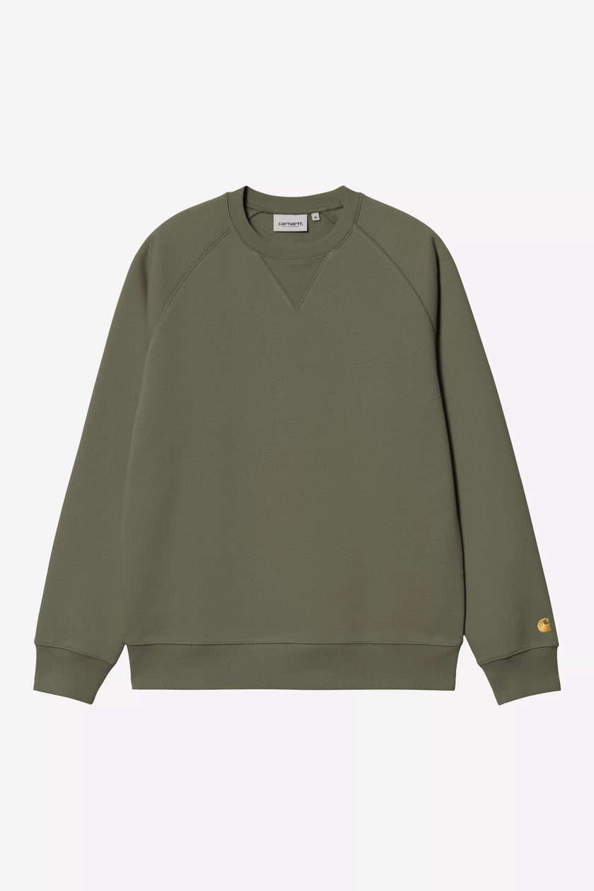 Carhartt WIP Chase Sweat Leaf / Gold