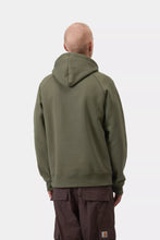 Load image into Gallery viewer, Carhartt WIP Hooded Chase Sweat Leaf / Gold
