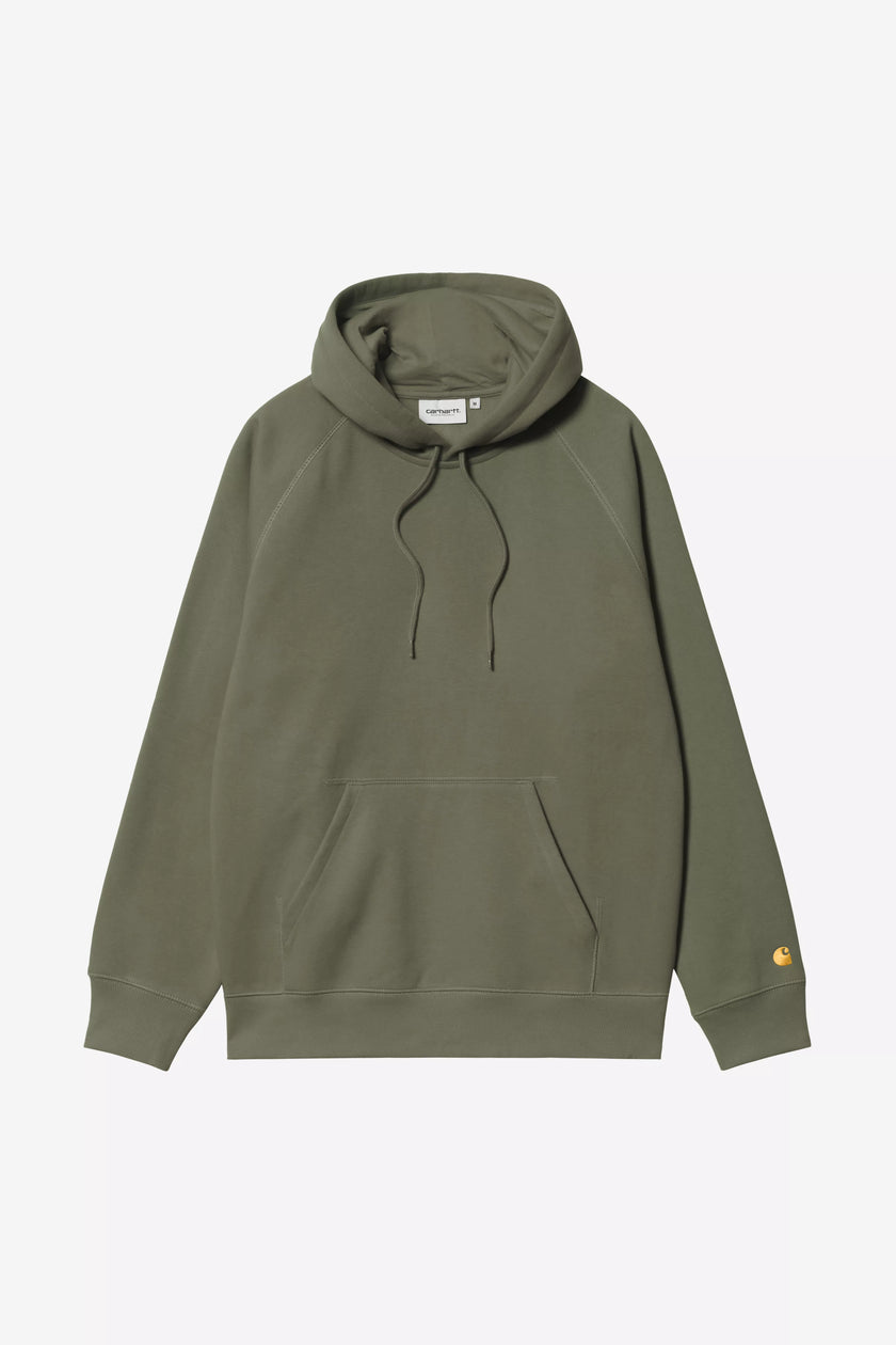 Carhartt WIP Hooded Chase Sweat Leaf / Gold