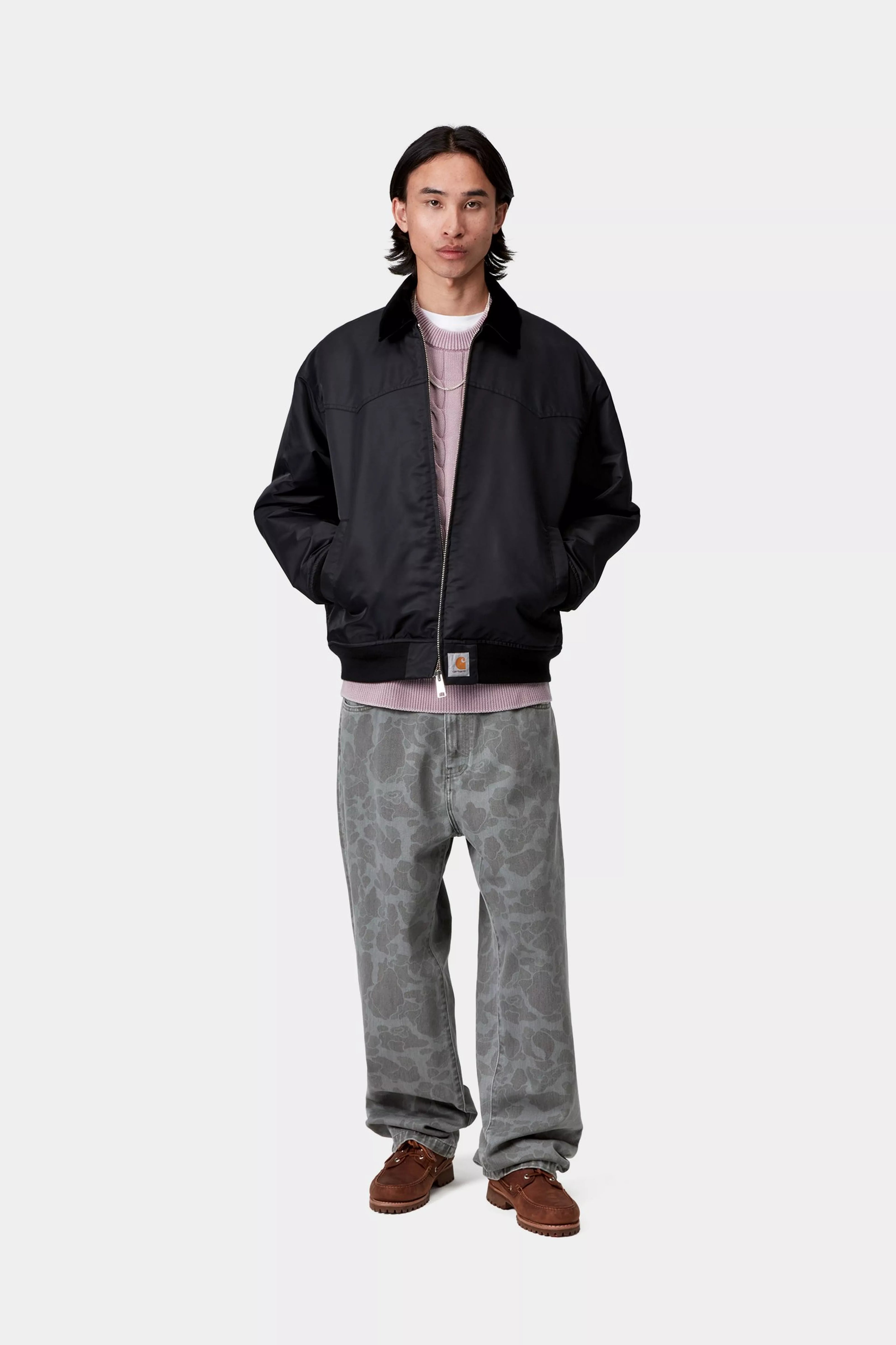 Carhartt WIP Duck Landon Pant Camo Duck Blue bleached